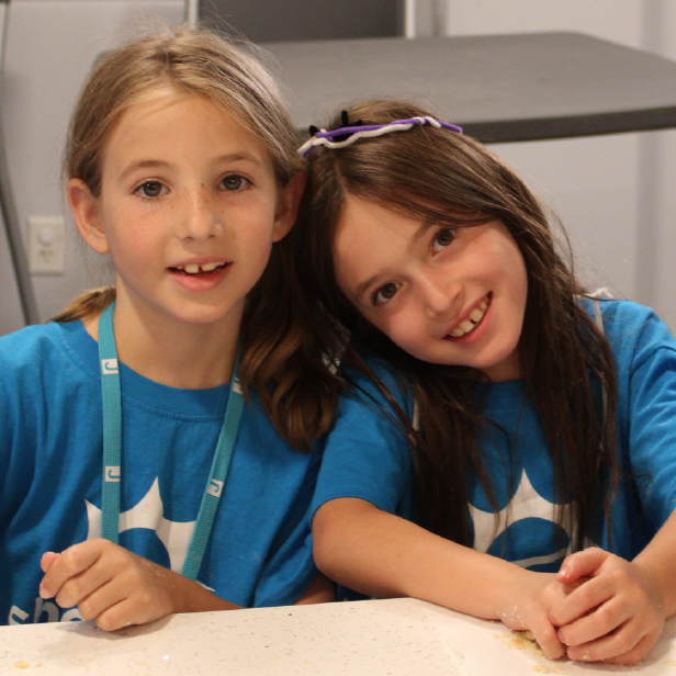 Two Shalom campers smiling.